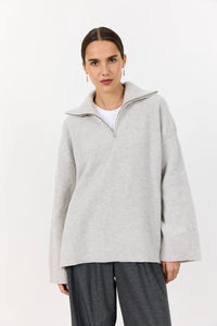 You added <b><u>Levete Room Perle Half Zip Knit in Grey</u></b> to your cart.