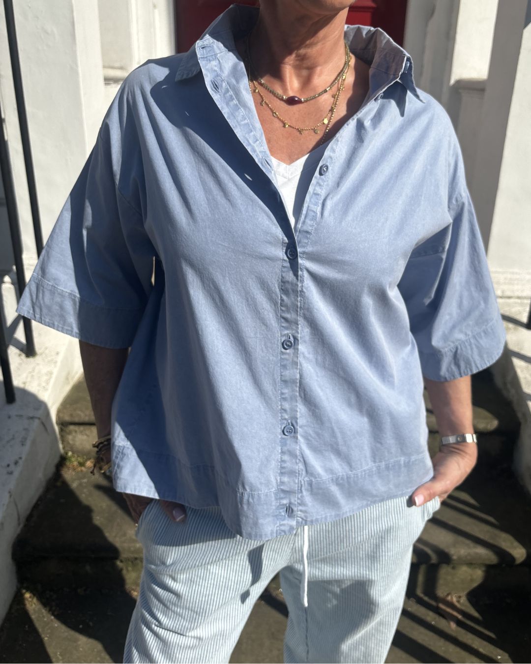 Crossley Peril Short Sleeve Shirt – Riverside Stone Wash