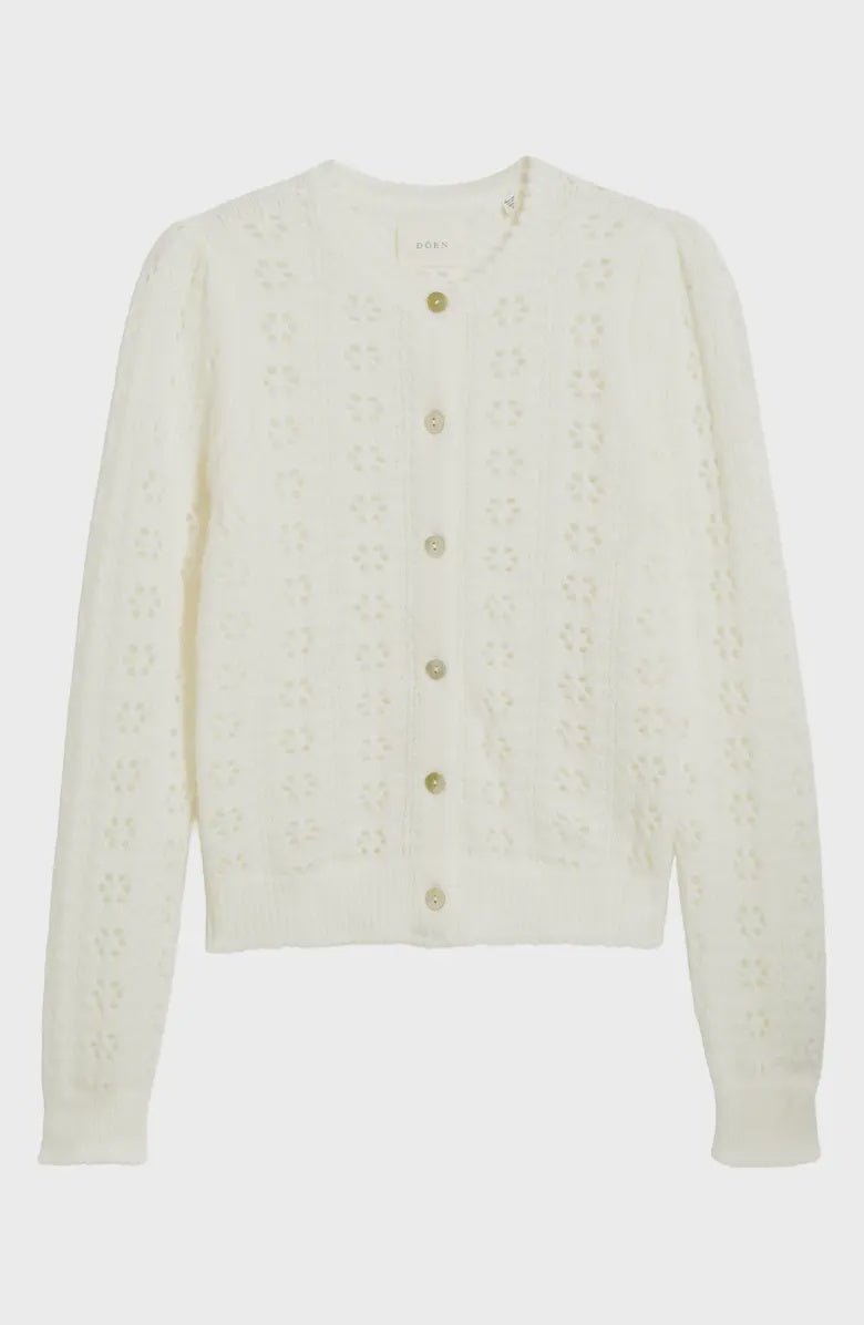 DÔEN Emery Cardigan in Swan