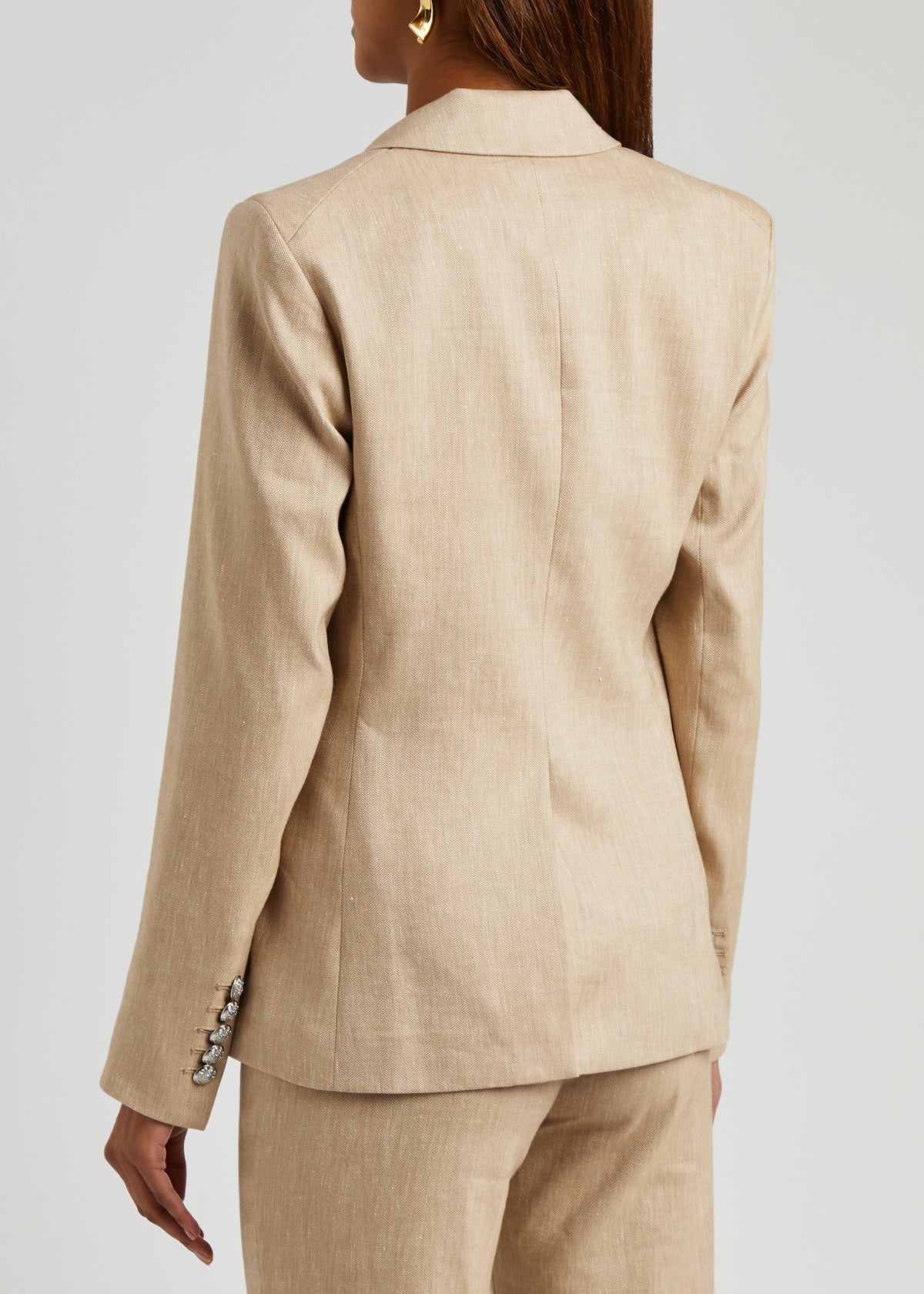 VB Miller Dickey Jacket in Khaki Melange