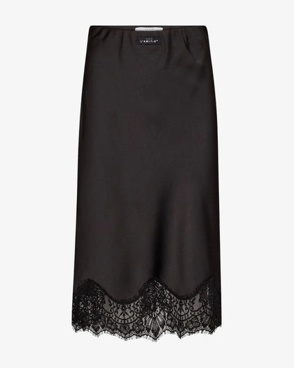 Haute L'Amitié Naomi Lingerie Pencil Skirt in Black