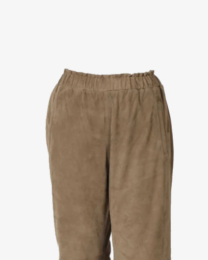 Oakwood Citizens of Humanity Uranus Suede Trousers in Light Brown