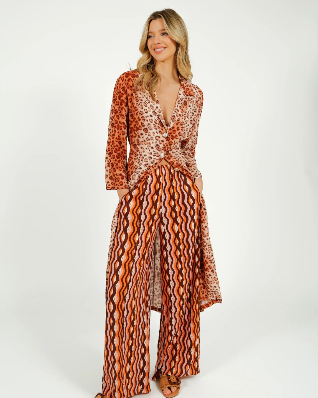 Primrose Park Eli Dress in Leopard
