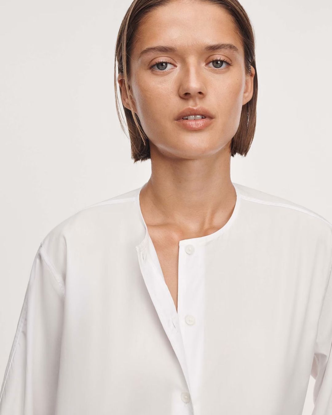 Rag & Bone Alice Tie Poplin Shirt - White