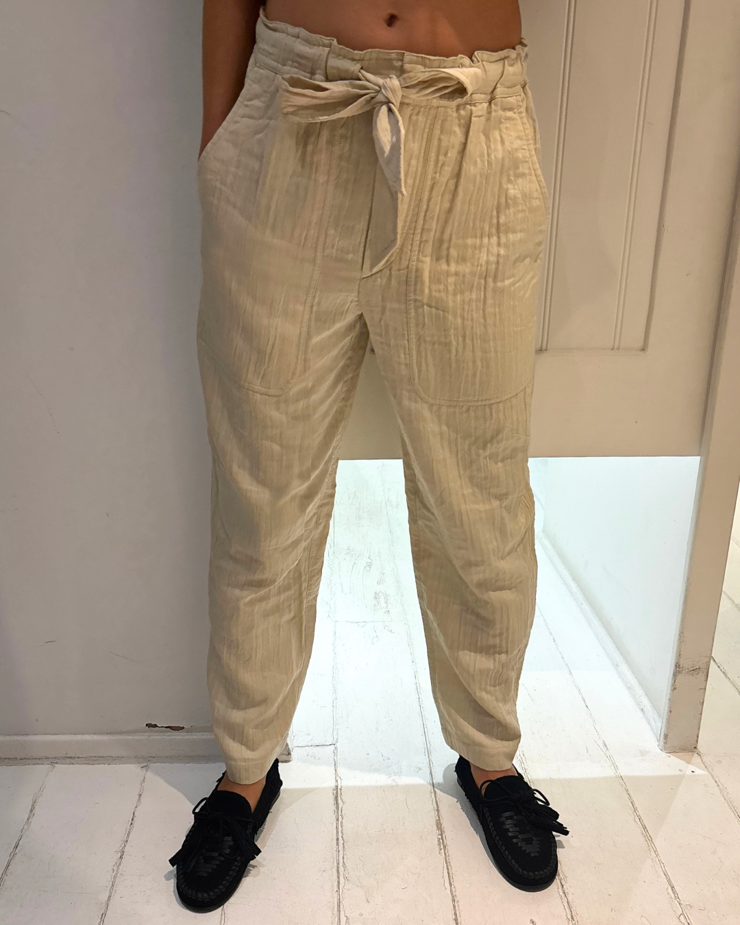 Marant Etoile Bilna Trousers in Ecru