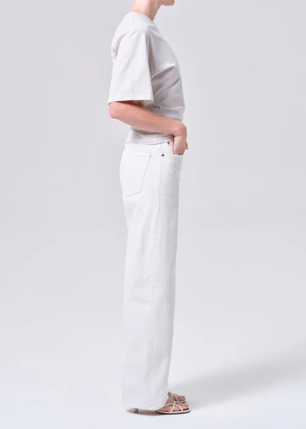 Agolde Arc Jean - Chalk White