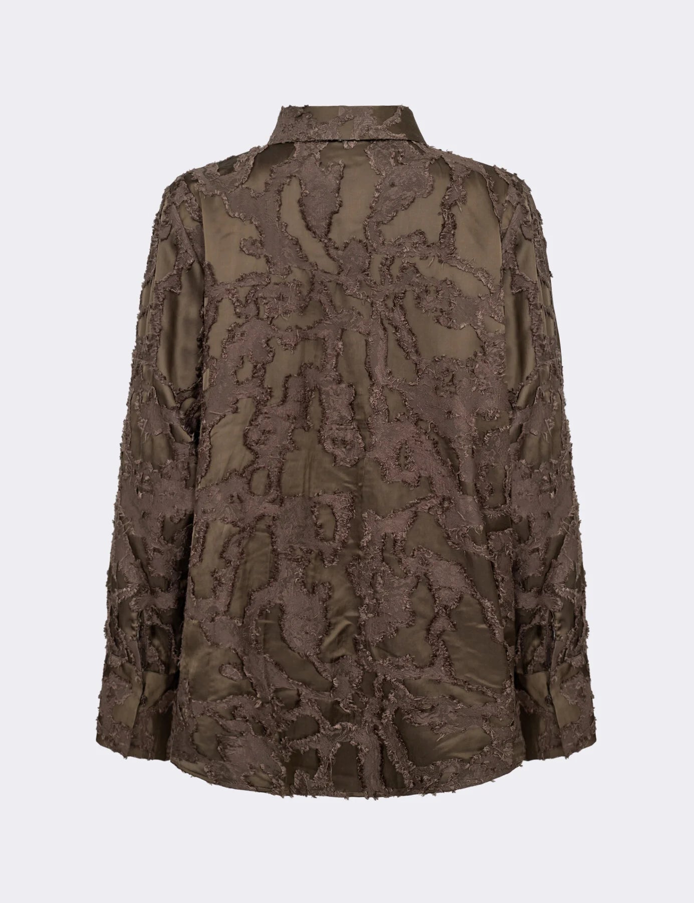 Levete Room Niko Texture Shirt in Coffee