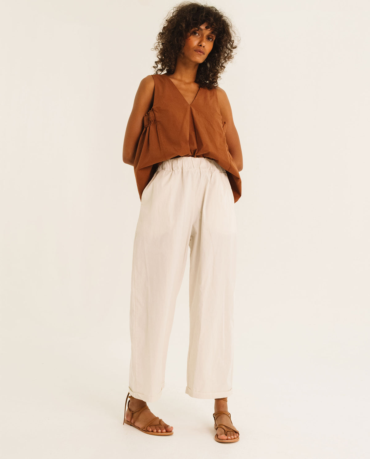 Tinsels Alistair Trousers in Chalk