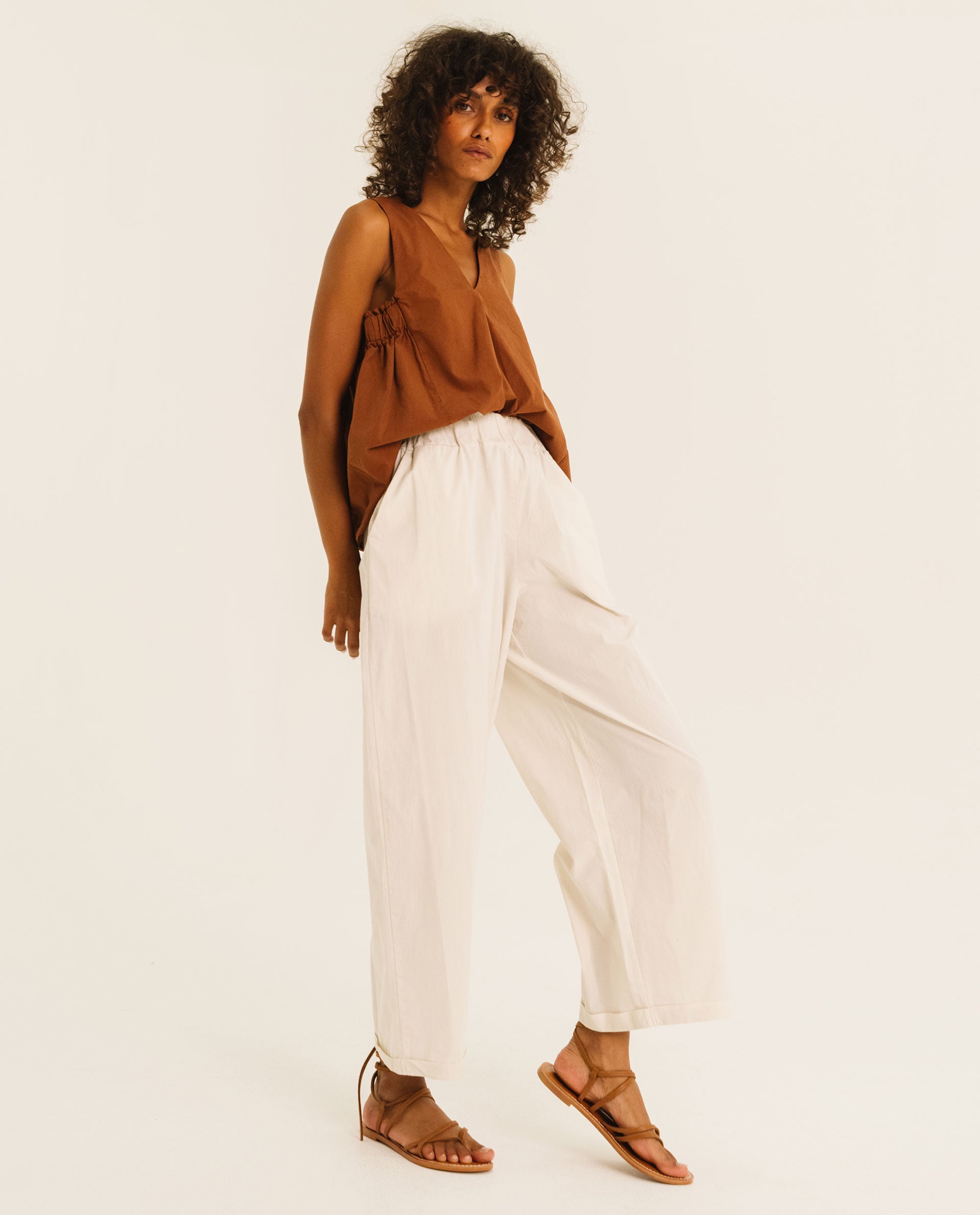 Tinsels Alistair Trousers in Chalk