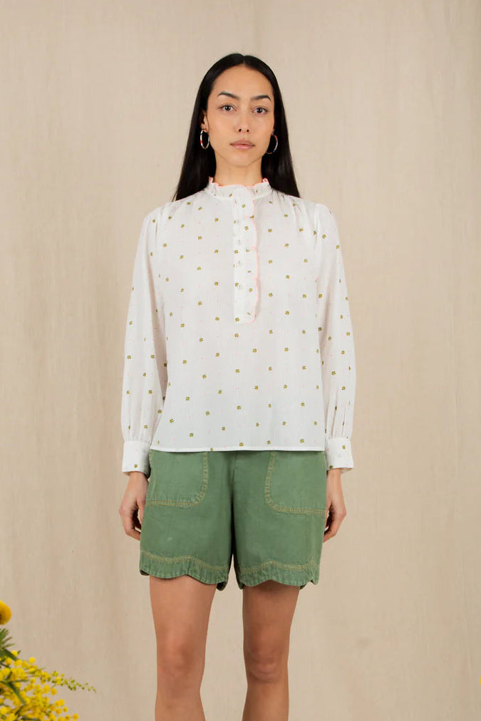 BONTE Anais Shirt in Clover Neon