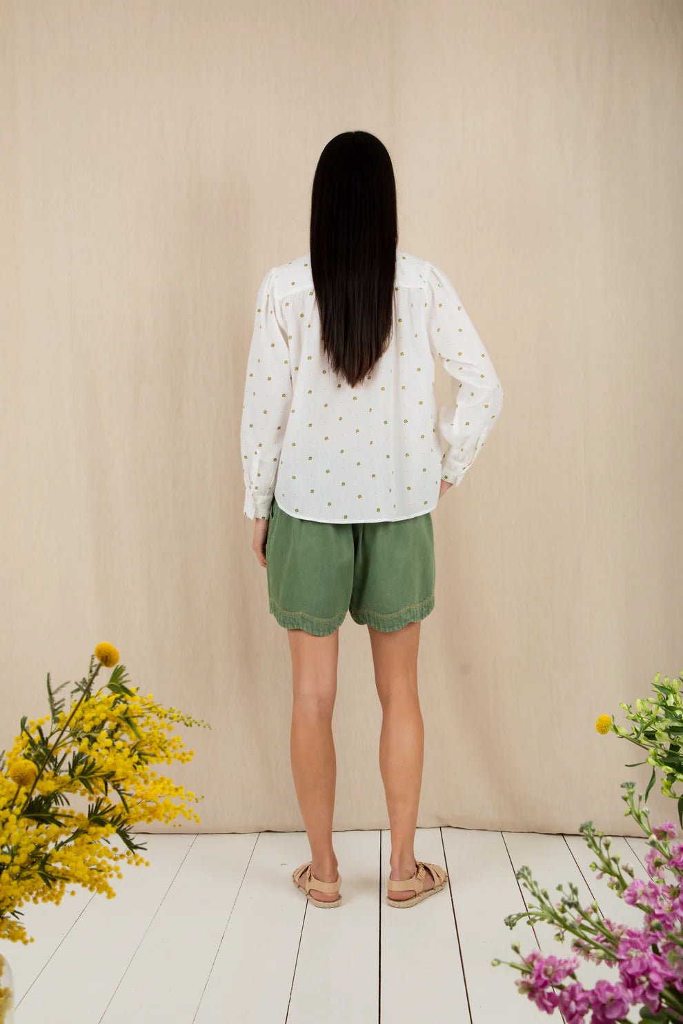 BONTE Anais Shirt in Clover Neon