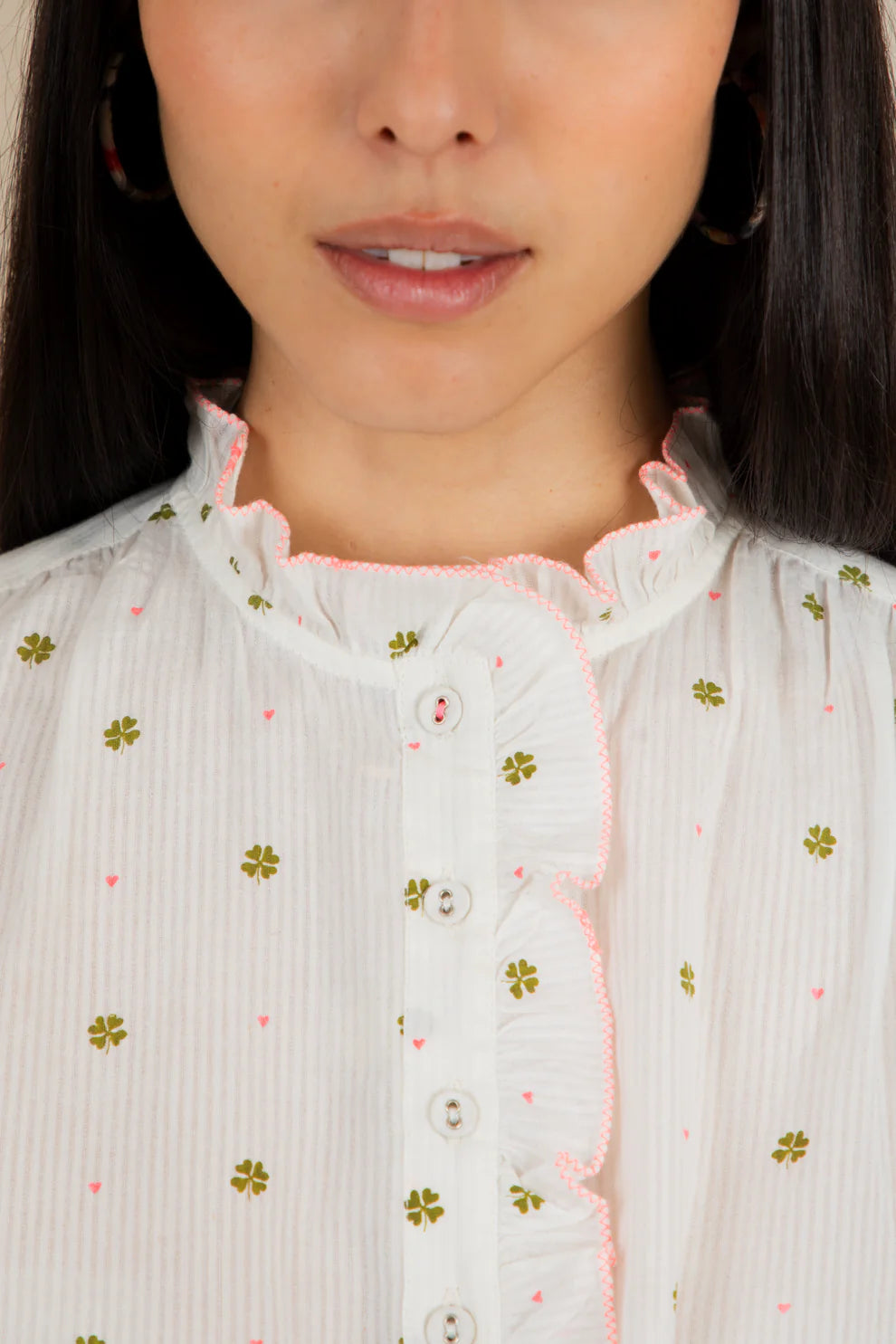 BONTE Anais Shirt in Clover Neon