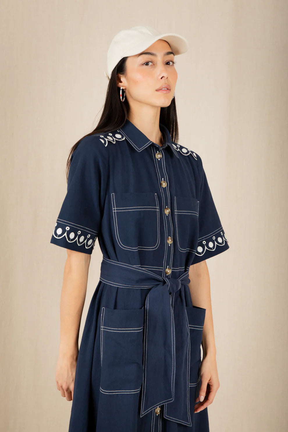 BONTE Andie Dress in Navy