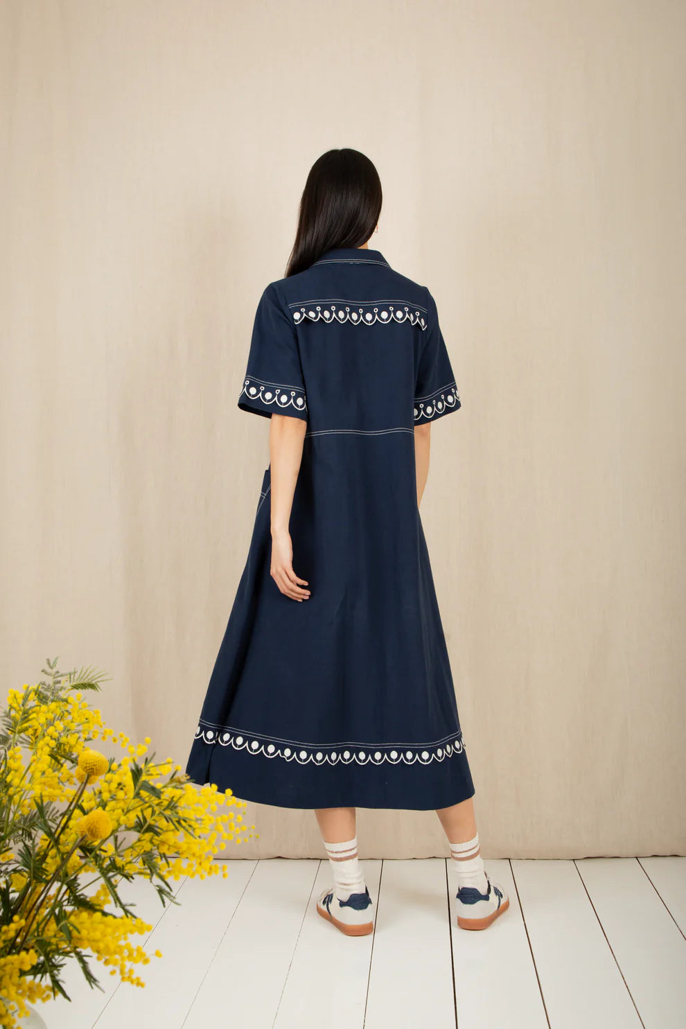 BONTE Andie Dress in Navy