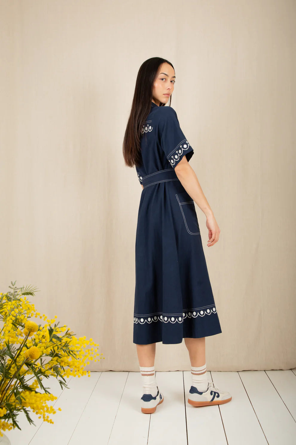 BONTE Andie Dress in Navy