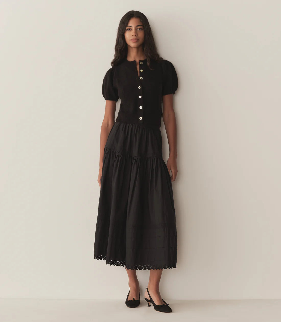 DÔEN Anisa Cardigan in Black