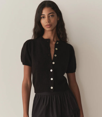 DÔEN Anisa Cardigan in Black