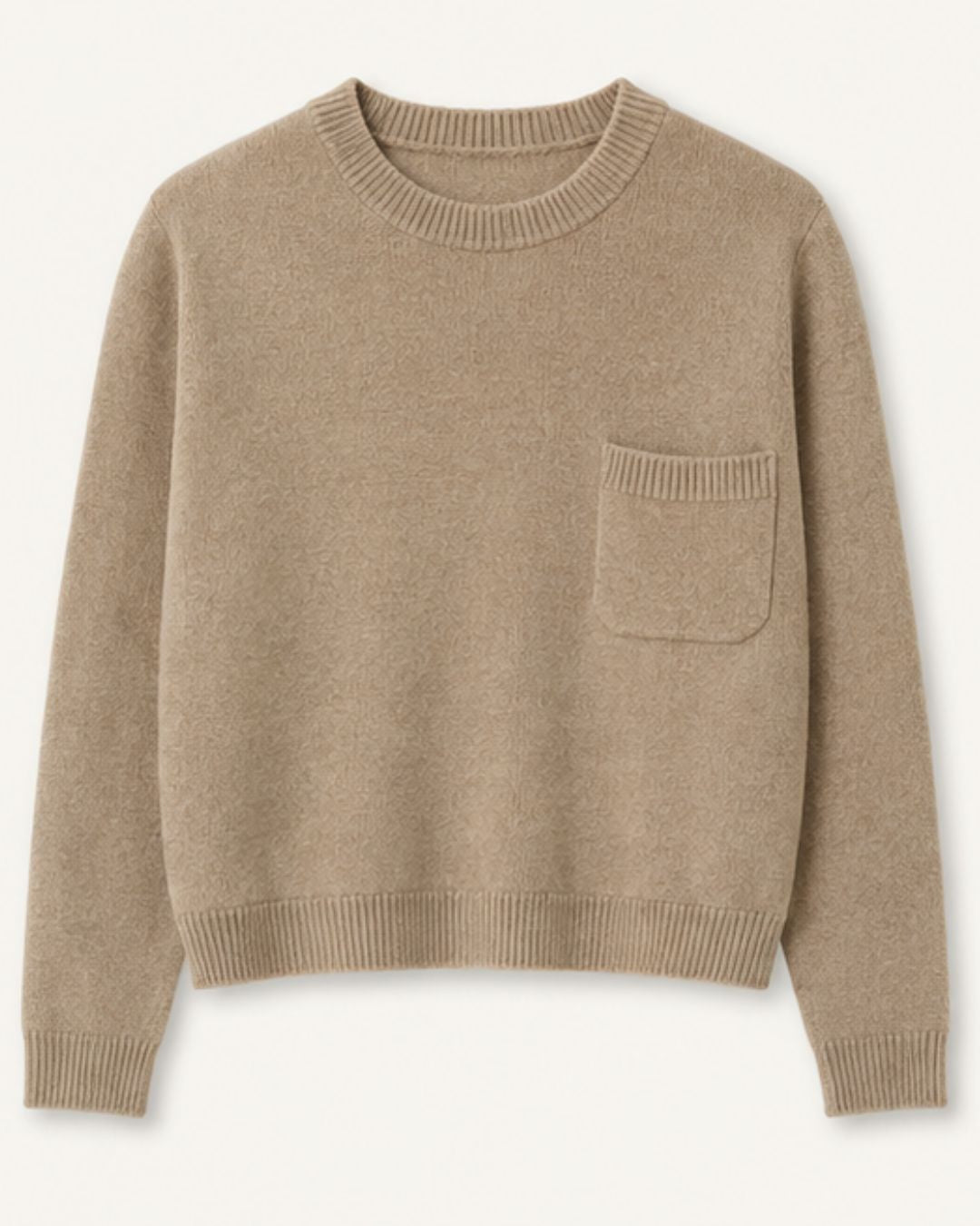 Jumper 1234 Heavy Pocket Turtle - Almond Rice