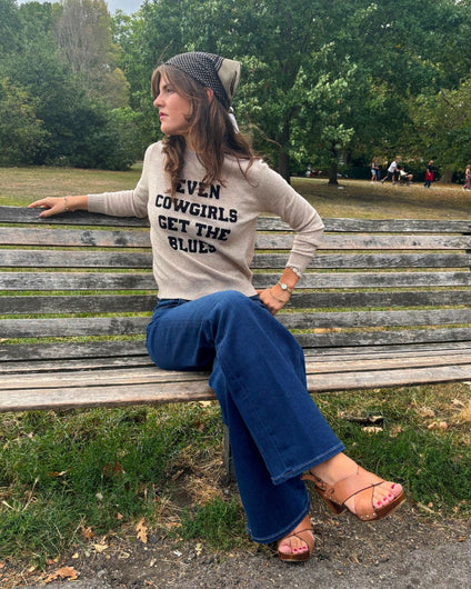 Jumper1234 Even Cowgirls Crew in Ludlow, Black