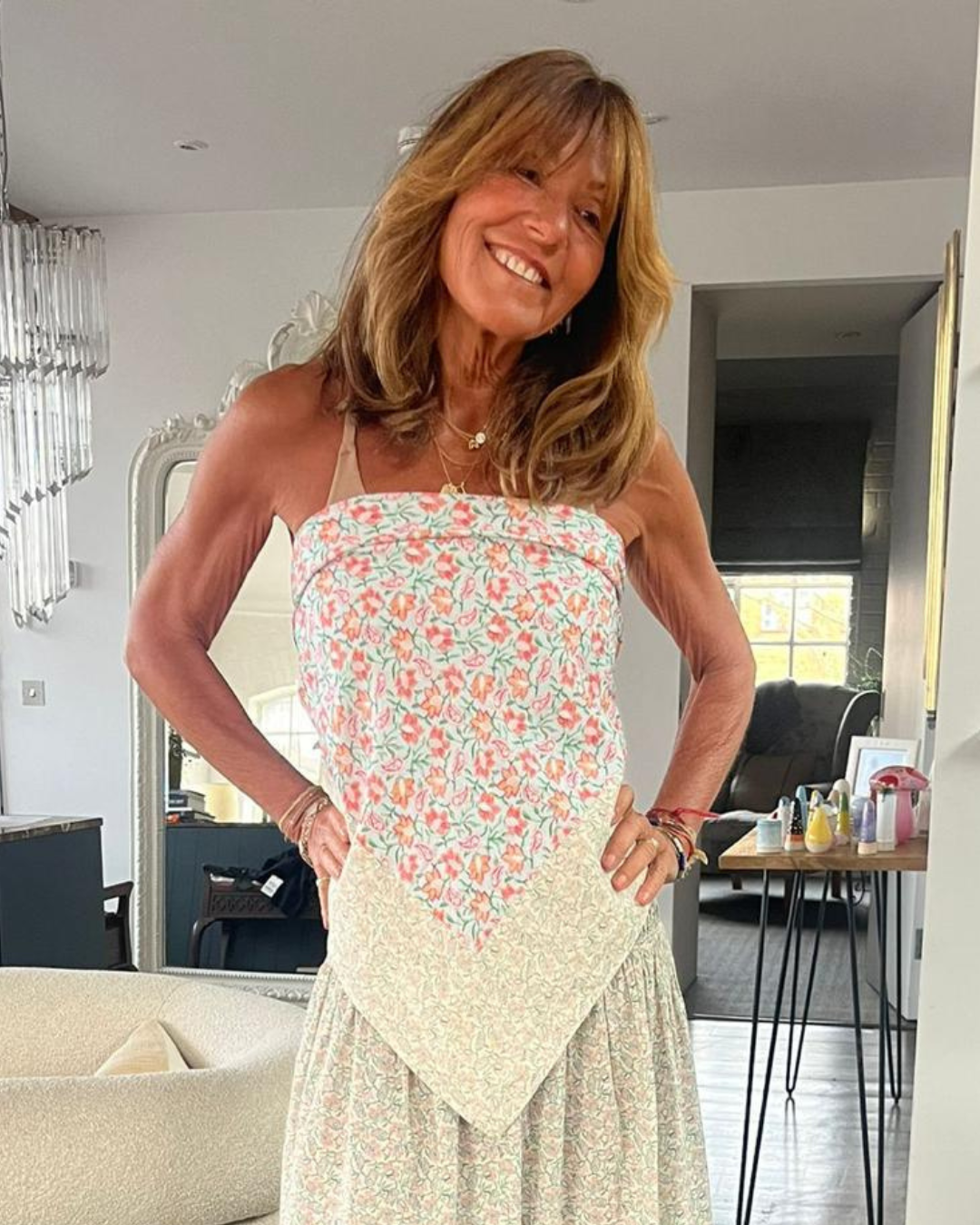 Primrose Park Scarf in Block Print