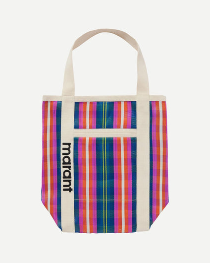 Isabel Marant Darwen Bag in Navy, Orange