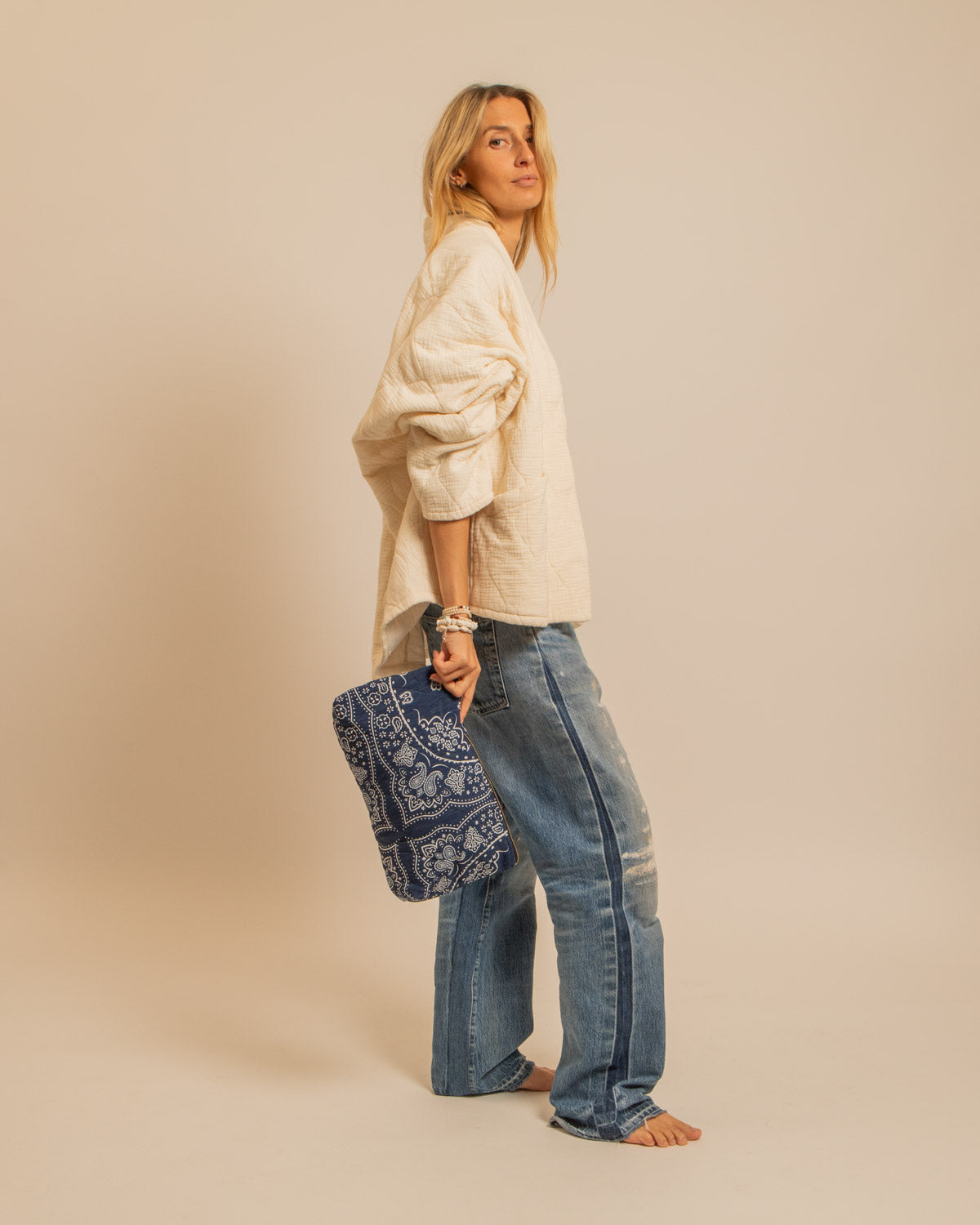 Aokyanos Orlando Pochette in Navy Bandana