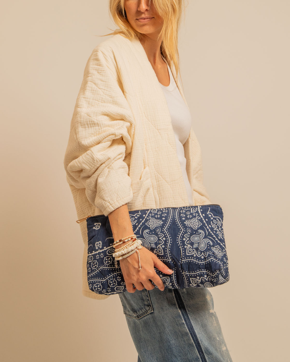 Aokyanos Orlando Pochette in Navy Bandana