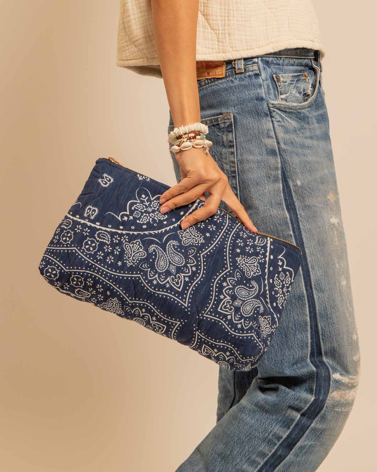 Aokyanos Orlando Pochette in Navy Bandana