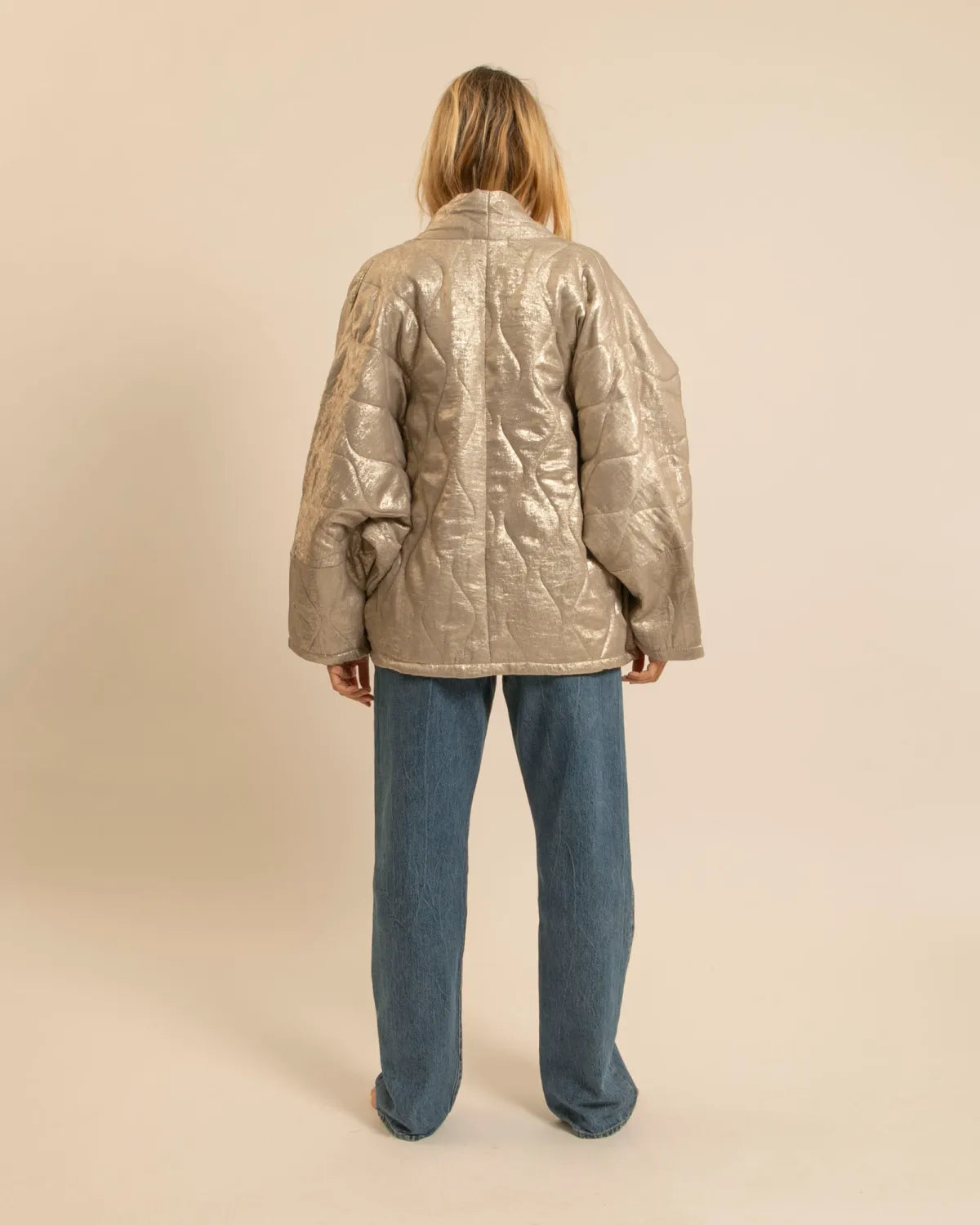 AOKYANOS Chicago Metallic Kimono