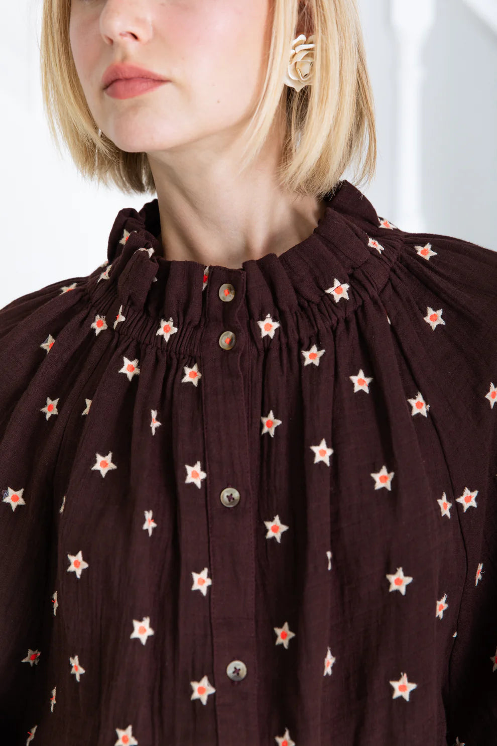 Bonte Arlo Shirt in Chocolate