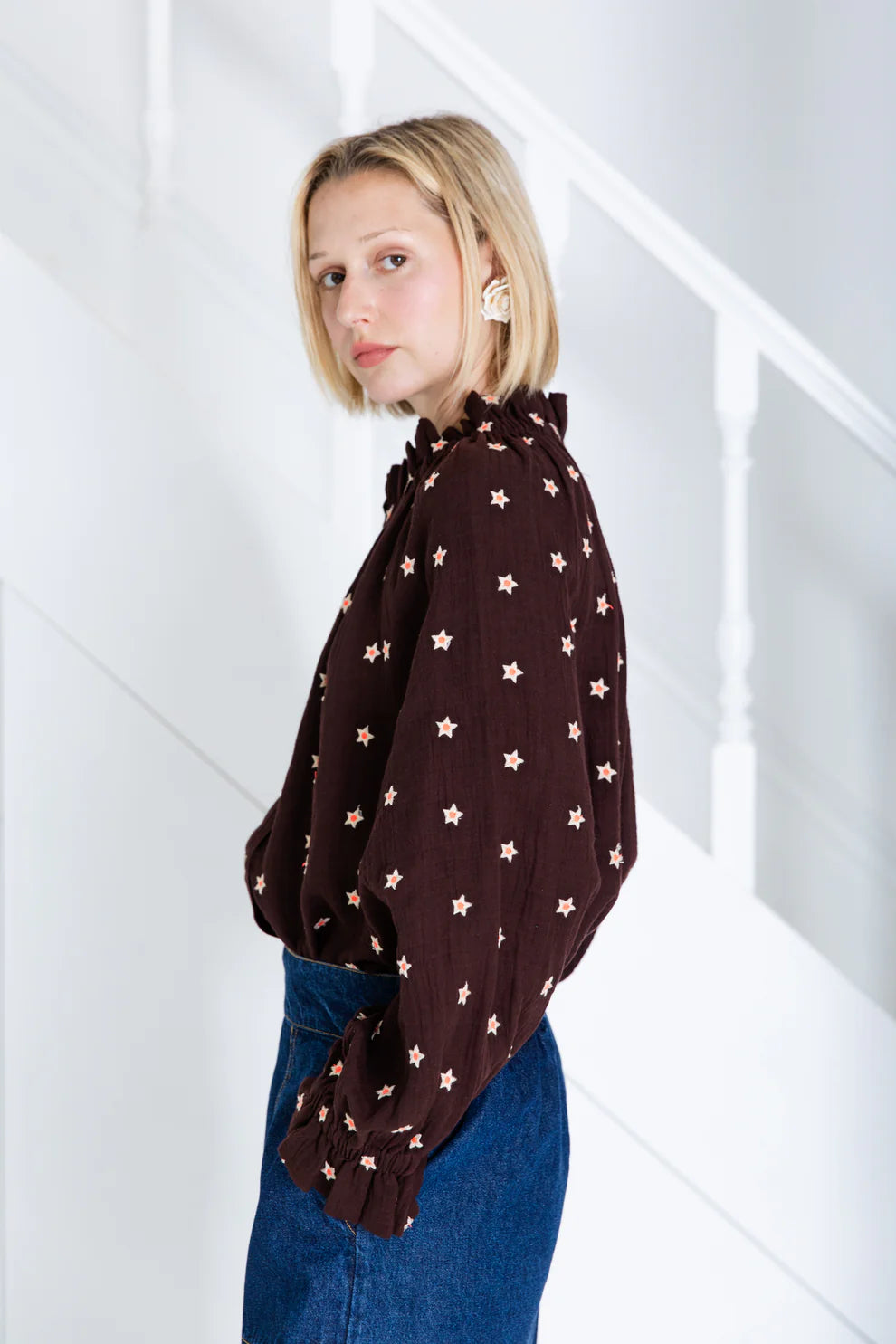 Bonte Arlo Shirt in Chocolate