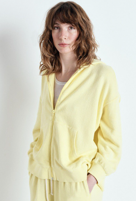 American Vintage Ytibay Hoodie in Lemon Curd