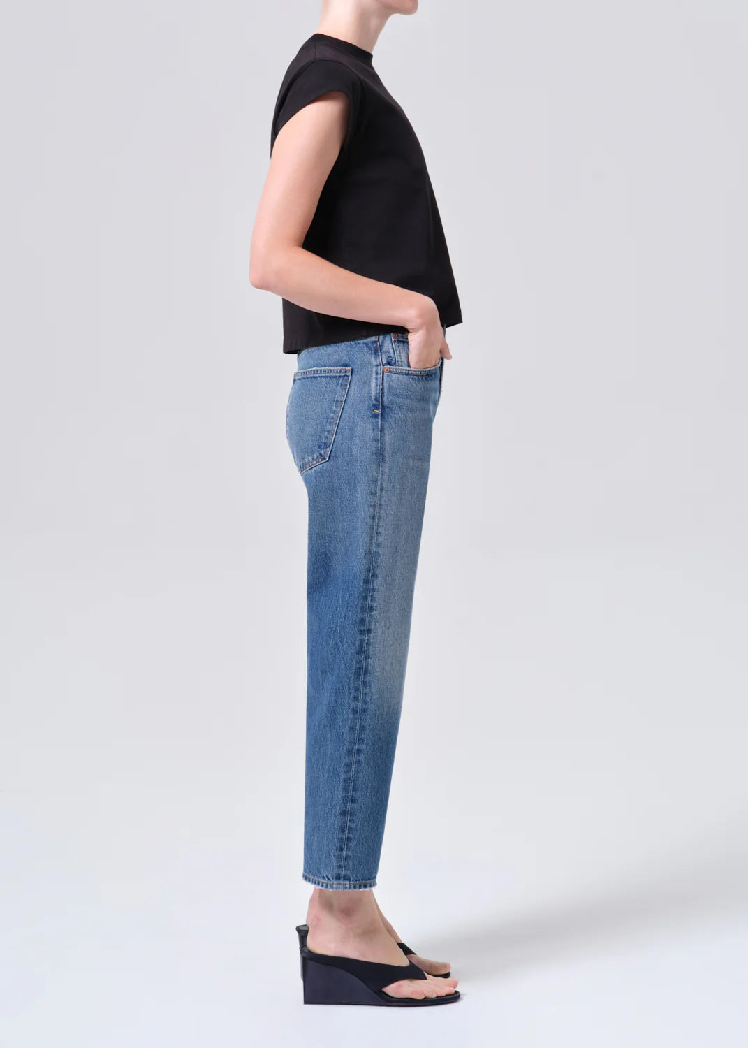 Agolde 90's Crop Loose Straight - Bounty