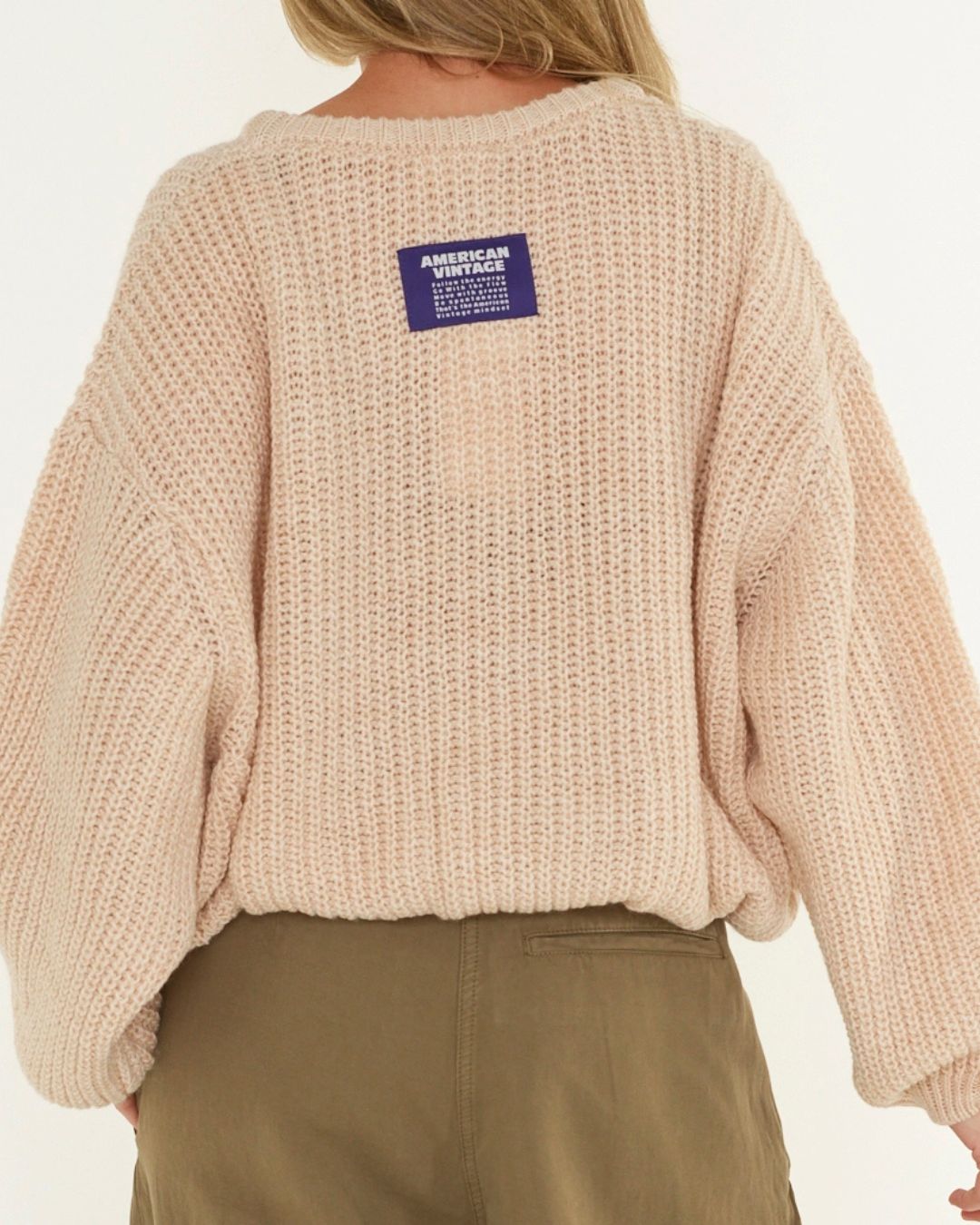 American Vintage Cyrow Knit - Beige Chine