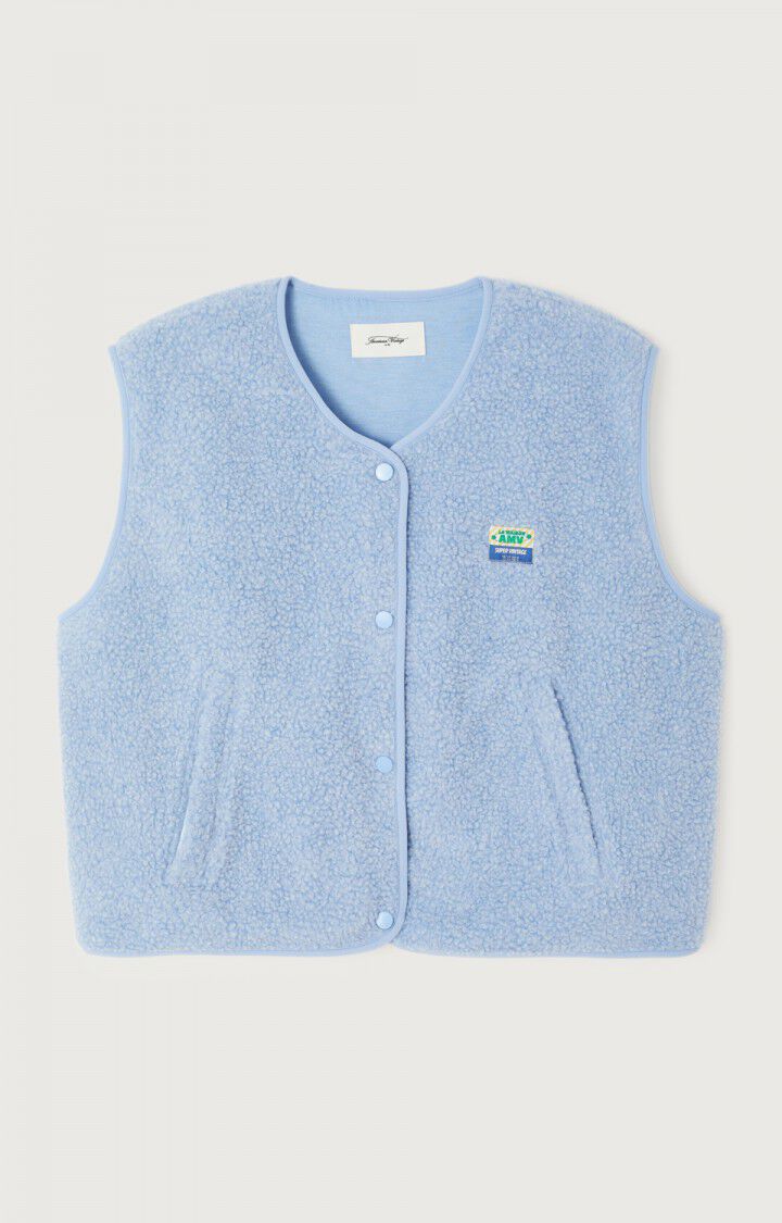 American  Vintage Hoktown Fleece Gilet - Frost