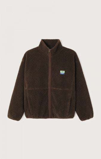 American Vintage Hoktown Fleece Jacket - Chestnut