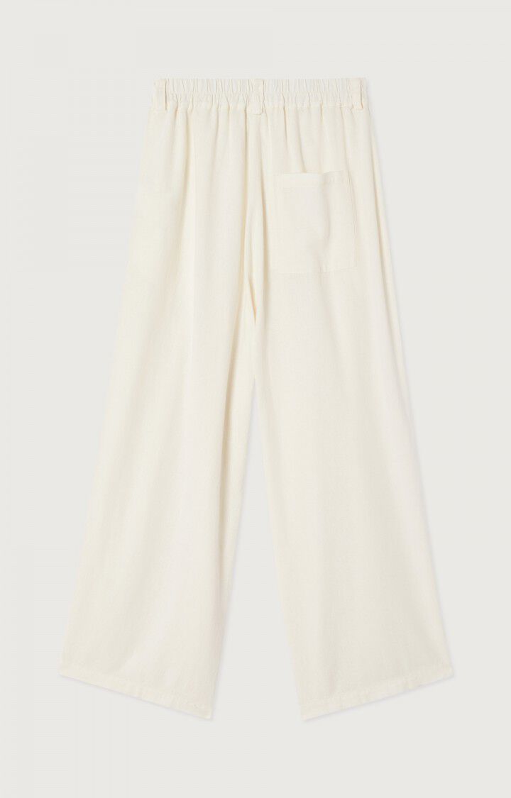 American Vintage OzuTown Linen Mix Trousers - Pearl