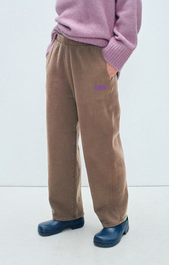 American Vintage Plizzy Joggers - Sweet Chestnut