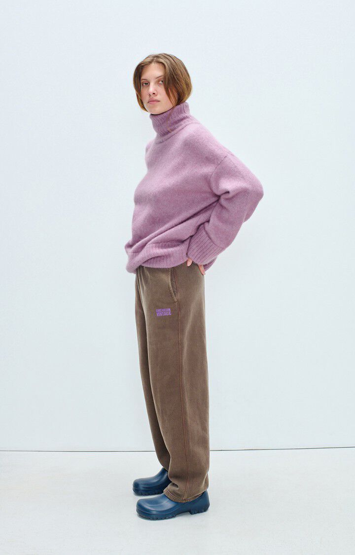American Vintage Plizzy Joggers - Sweet Chestnut