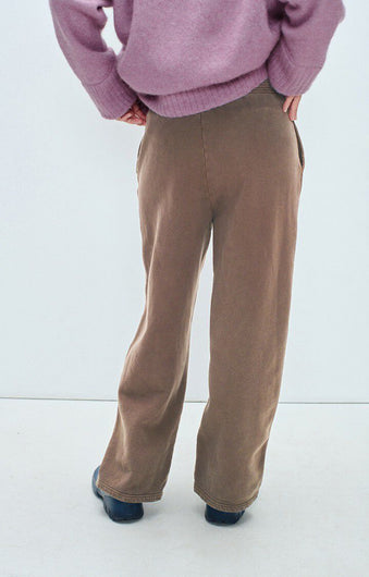 American Vintage Plizzy Joggers - Sweet Chestnut