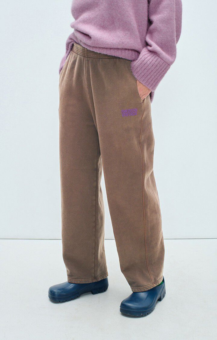 American Vintage Plizzy Joggers - Sweet Chestnut