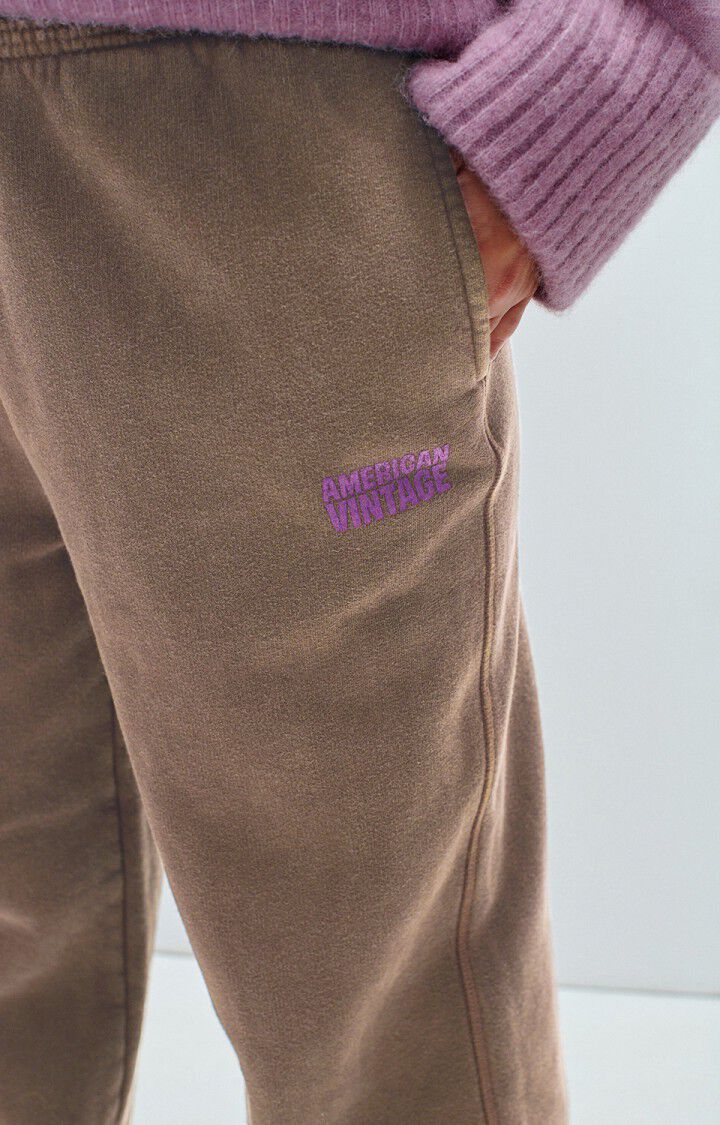 American Vintage Plizzy Joggers - Sweet Chestnut
