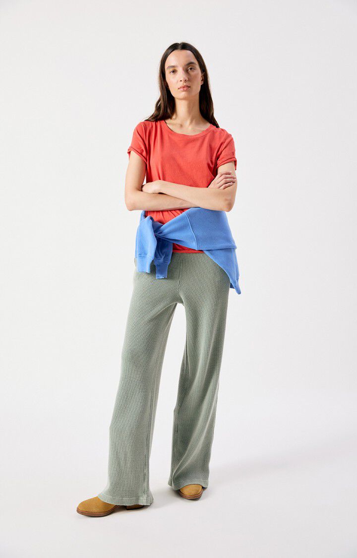 American Vintage Remytown SS Tee - Vermillion Vintage