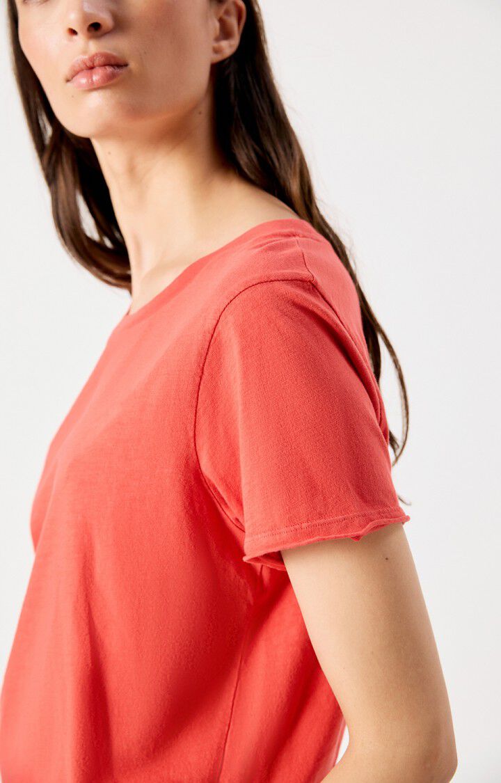 American Vintage Remytown SS Tee - Vermillion Vintage