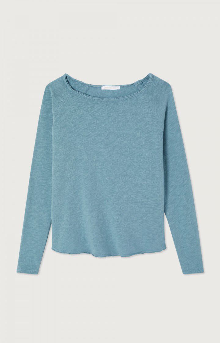 American Vintage Sonoma 31 LS Rd Neck - Peacock Blue