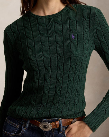Ralph Lauren Juliana Cable Pullover - College Green