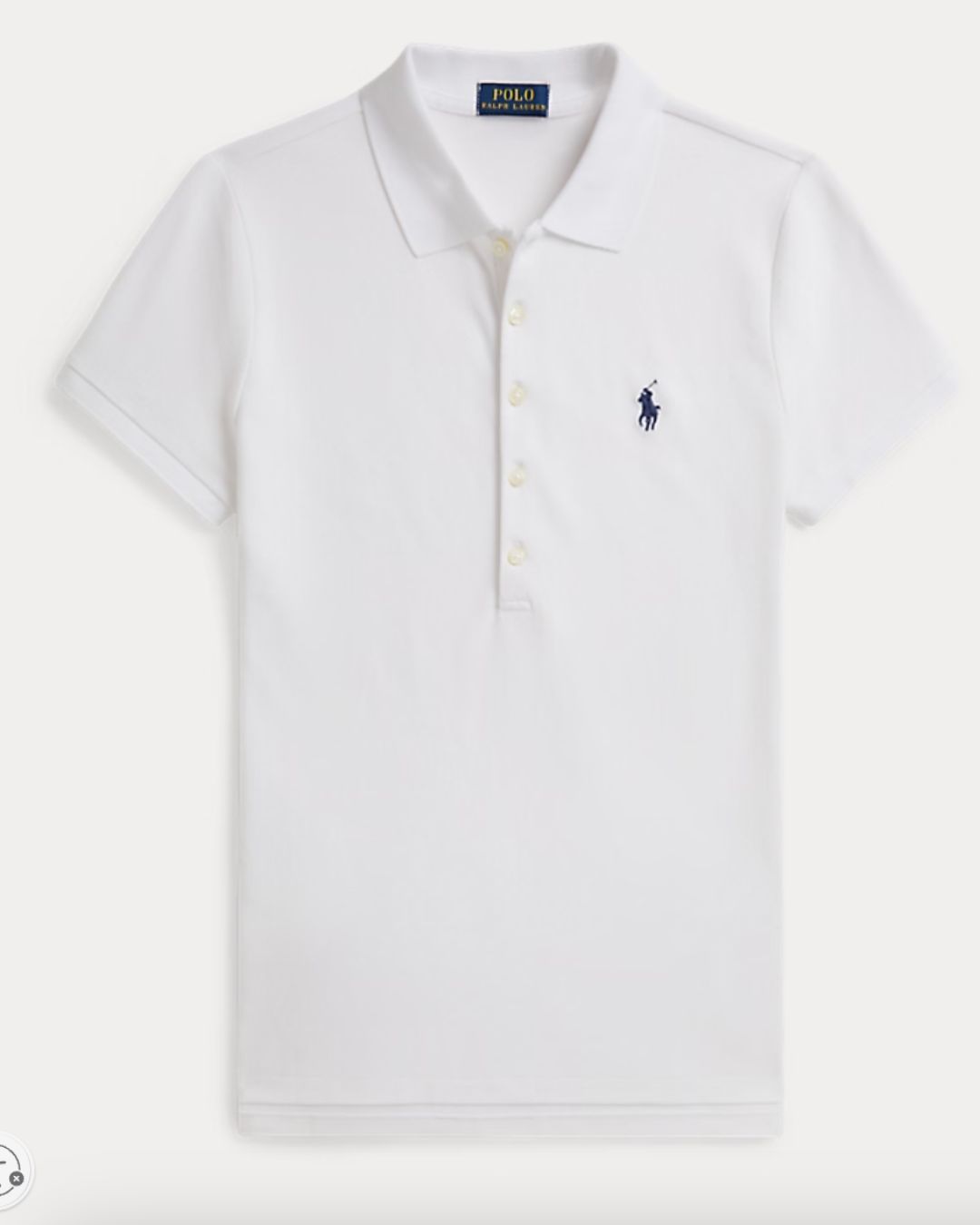 Ralph Lauren Knit Polo - White