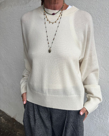 PARK Boyfriend Jumper - Angora