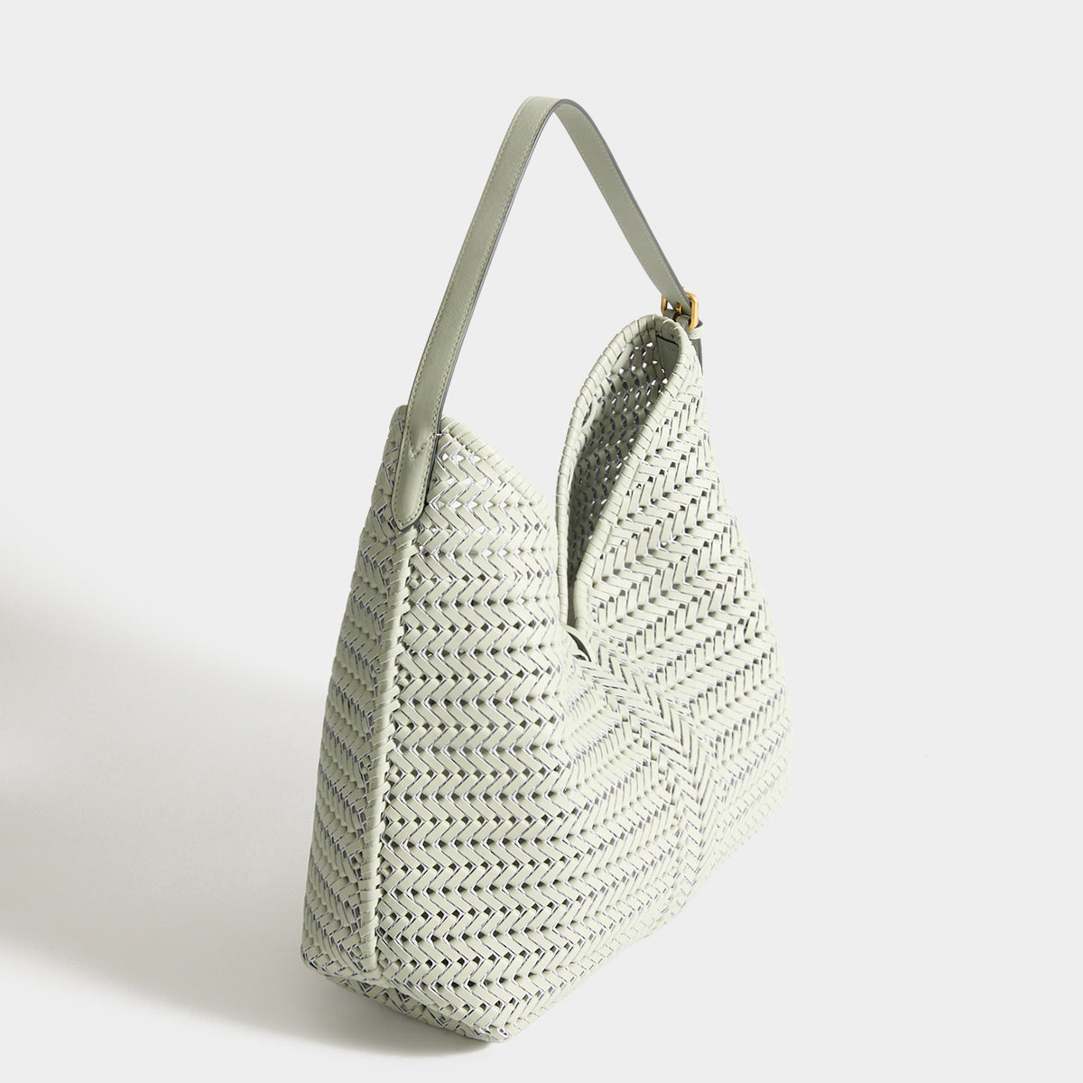 Anya Hindmarch The Neeson Tassel Hobo in Iceberg