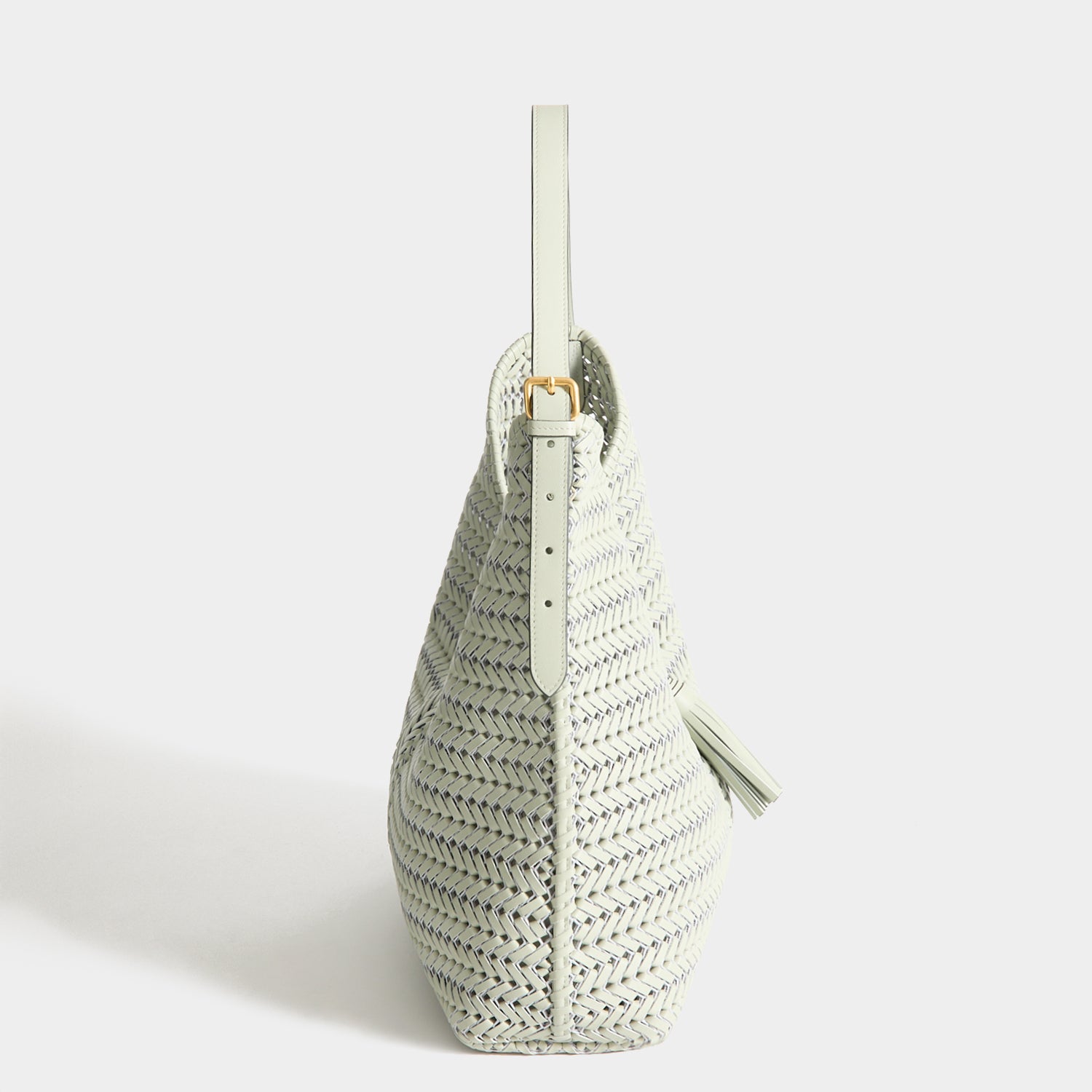 Anya Hindmarch The Neeson Tassel Hobo in Iceberg